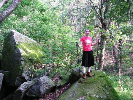 Yanna on Mt. Olga trail